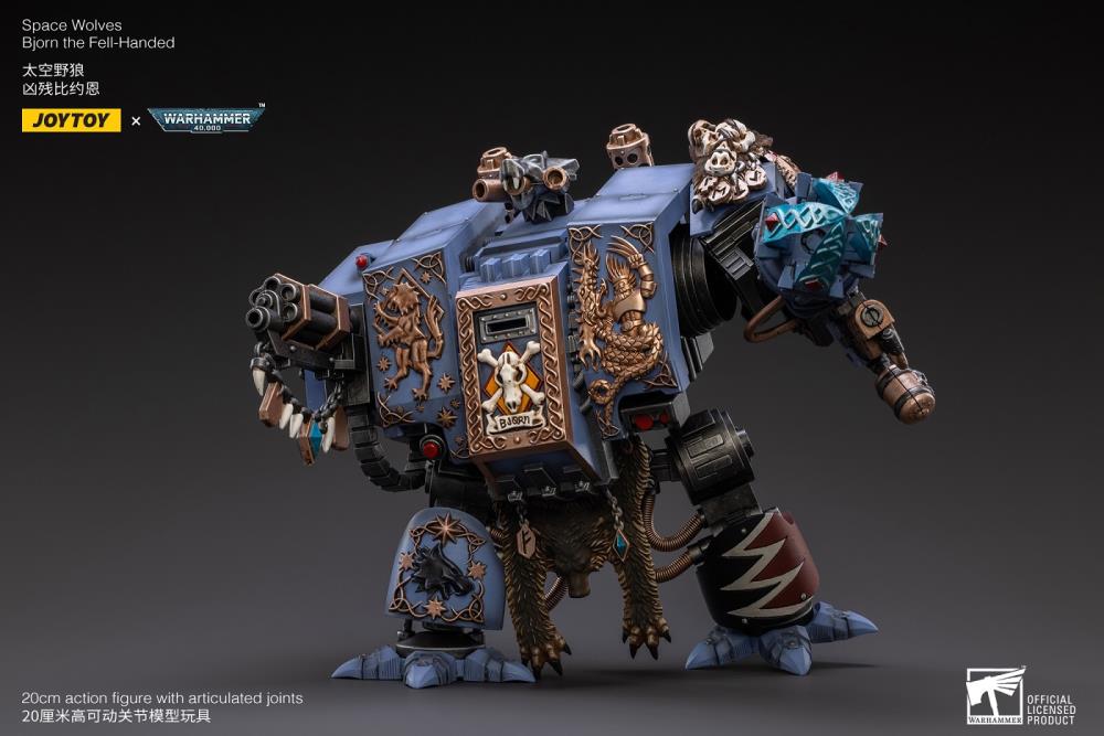 Warhammer 40K Space Wolves Bjorn The Fell-Handed 1/18 Scale Figure - Image 4