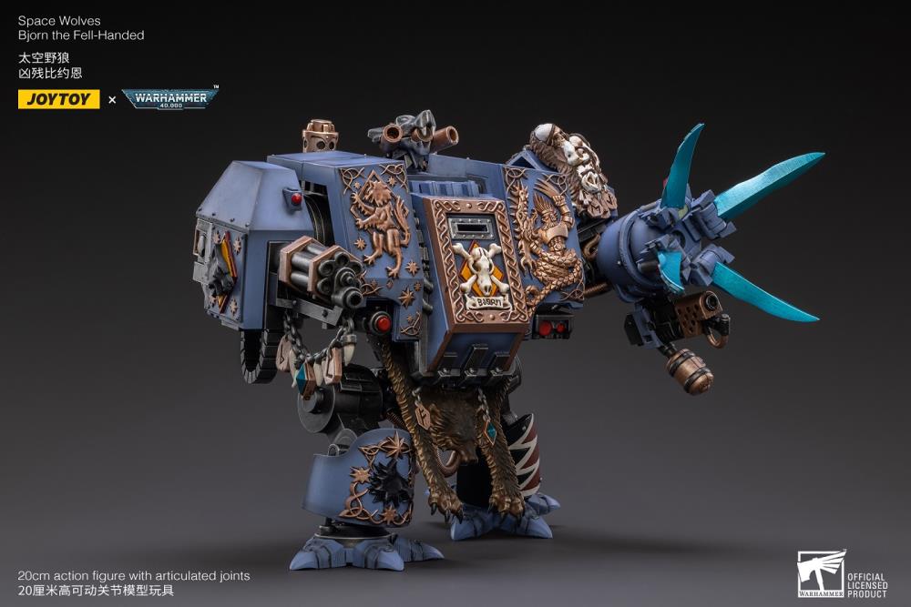 Warhammer 40K Space Wolves Bjorn The Fell-Handed 1/18 Scale Figure - Image 7