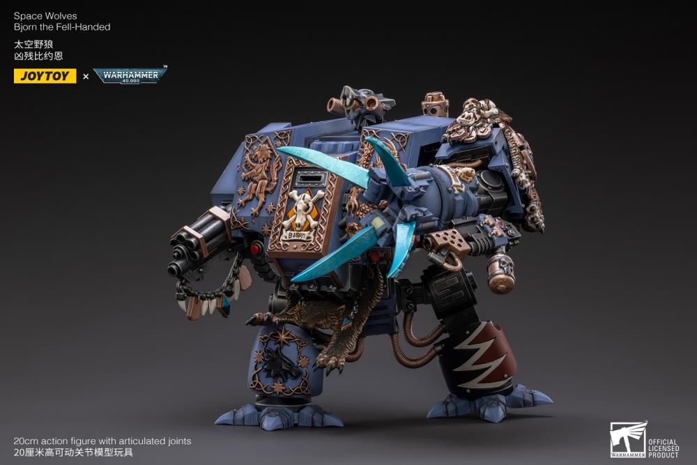 Warhammer 40K Space Wolves Bjorn The Fell-Handed 1/18 Scale Figure - Image 9