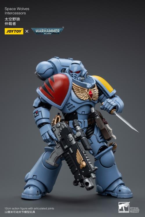 Warhammer 40K Space Wolves Intercessors 1/18 Scale Figure - Image 3