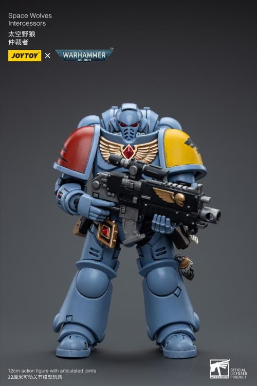 Warhammer 40K Space Wolves Intercessors 1/18 Scale Figure - Image 6