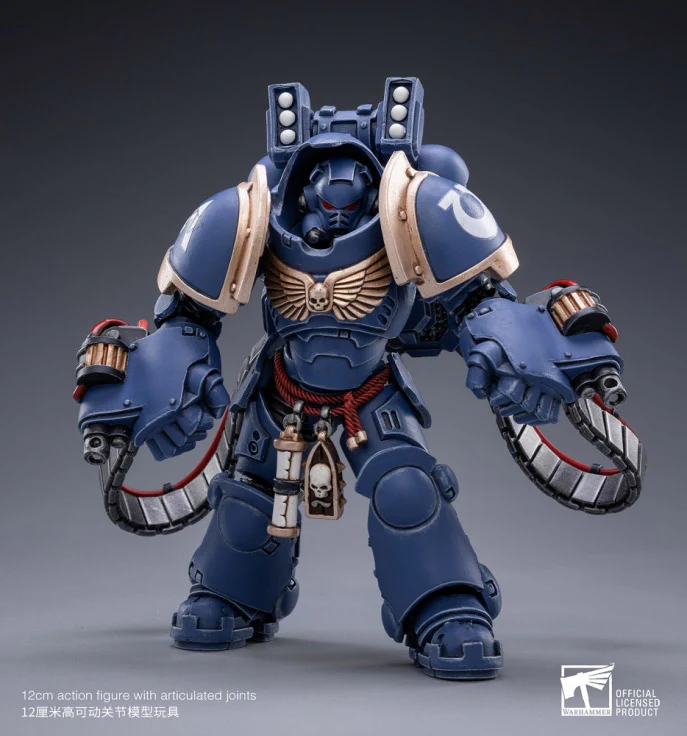 Warhammer 40K Ultramarines Aggressors 1/18 Scale Figure Set - Image 8
