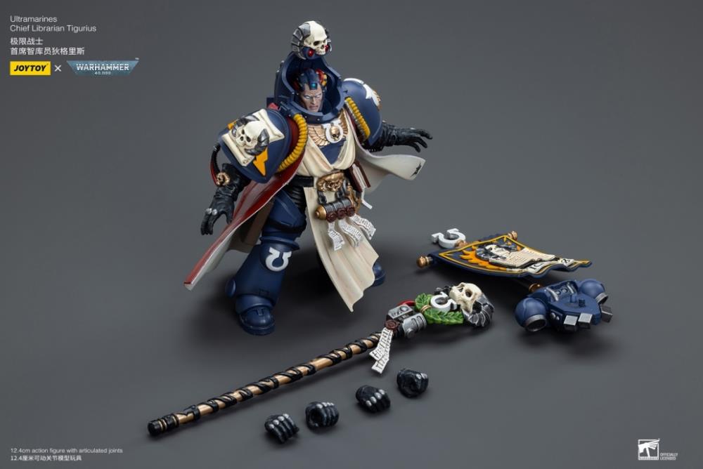 Warhammer 40K Ultramarines Chief Librarian Tigurius 1/18 Scale Figure - Image 10
