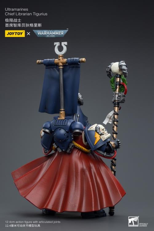 Warhammer 40K Ultramarines Chief Librarian Tigurius 1/18 Scale Figure - Image 6