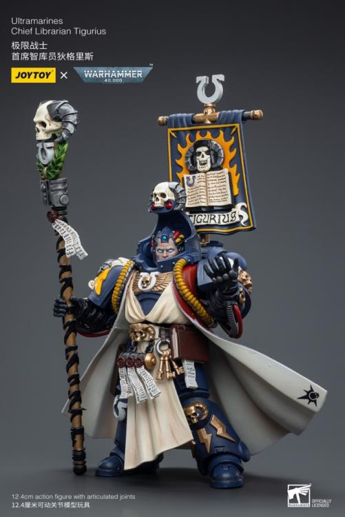 Warhammer 40K Ultramarines Chief Librarian Tigurius 1/18 Scale Figure - Image 7