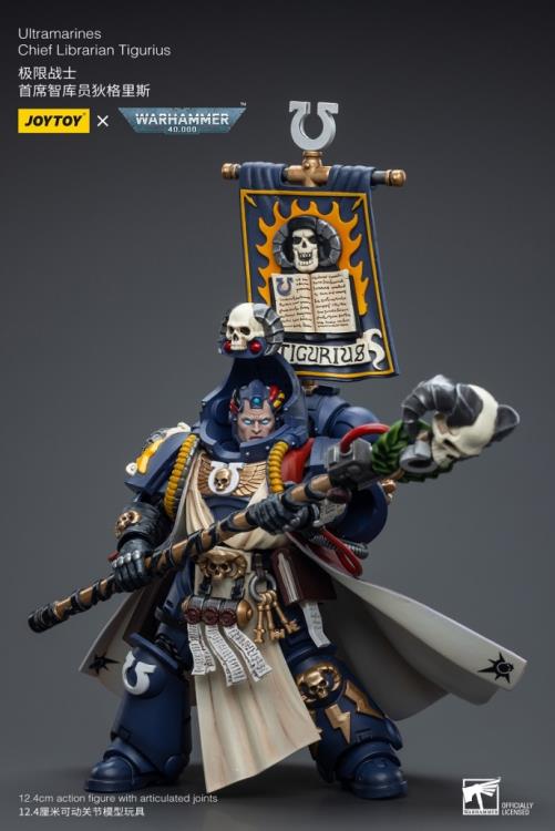 Warhammer 40K Ultramarines Chief Librarian Tigurius 1/18 Scale Figure - Image 8