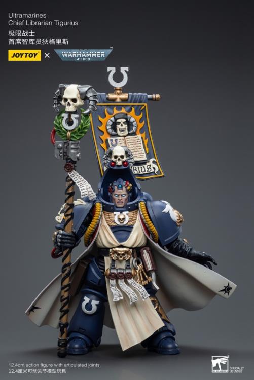 Warhammer 40K Ultramarines Chief Librarian Tigurius 1/18 Scale Figure - Image 9