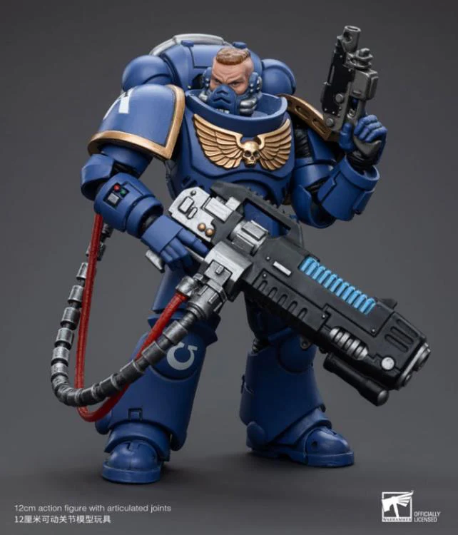 Warhammer 40K Ultramarines Hellblasters Brother Paxor 1/18 Scale Figure - Image 2