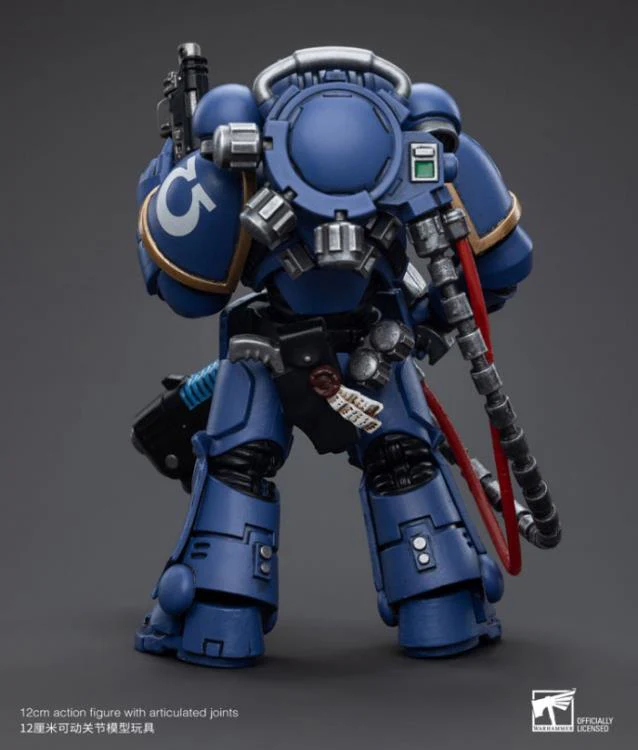 Warhammer 40K Ultramarines Hellblasters Brother Paxor 1/18 Scale Figure - Image 3