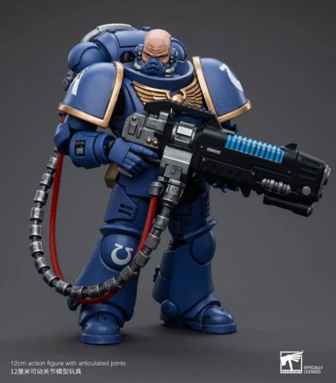 Warhammer 40K Ultramarines Hellblasters Brother Torsus 1/18 Scale Figure - Image 2