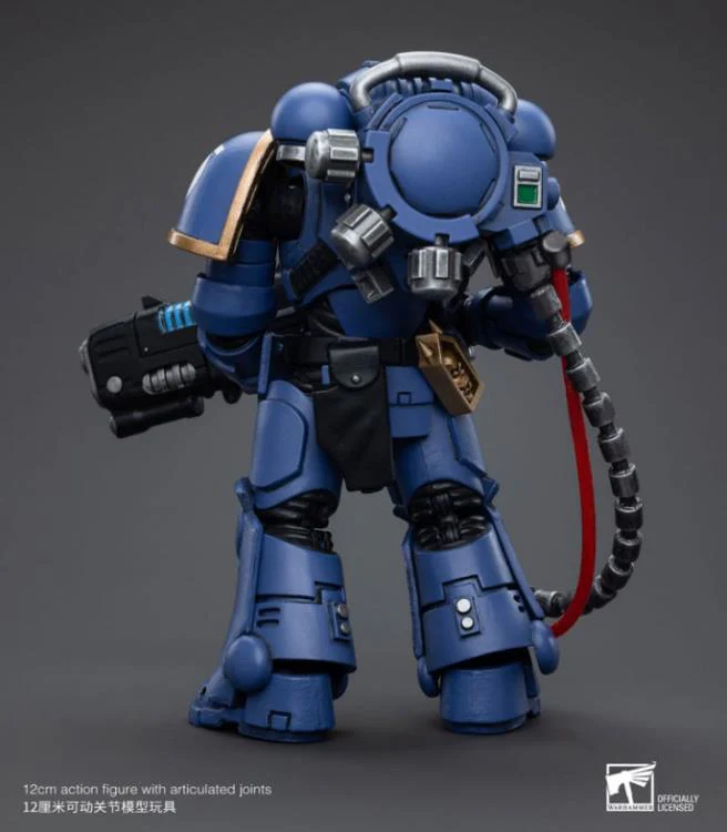 Warhammer 40K Ultramarines Hellblasters Brother Torsus 1/18 Scale Figure - Image 3