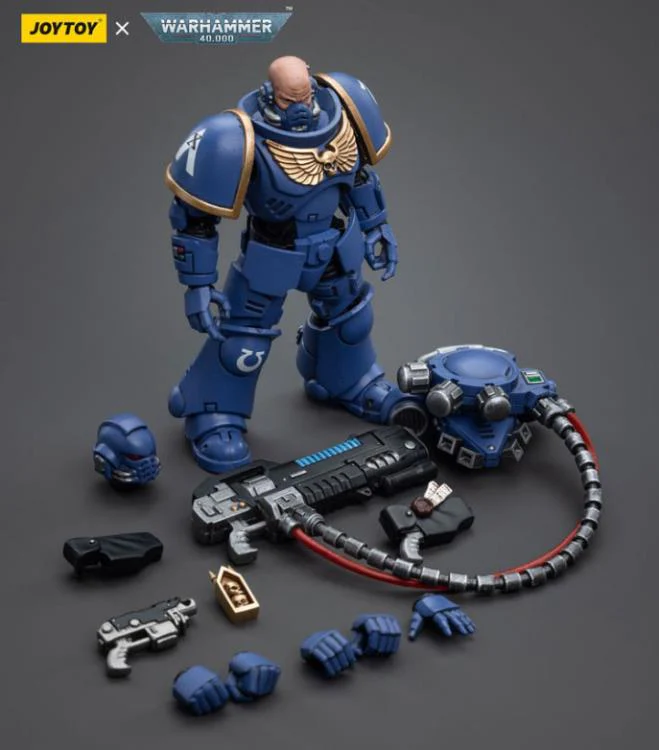 Warhammer 40K Ultramarines Hellblasters Brother Torsus 1/18 Scale Figure - Image 9