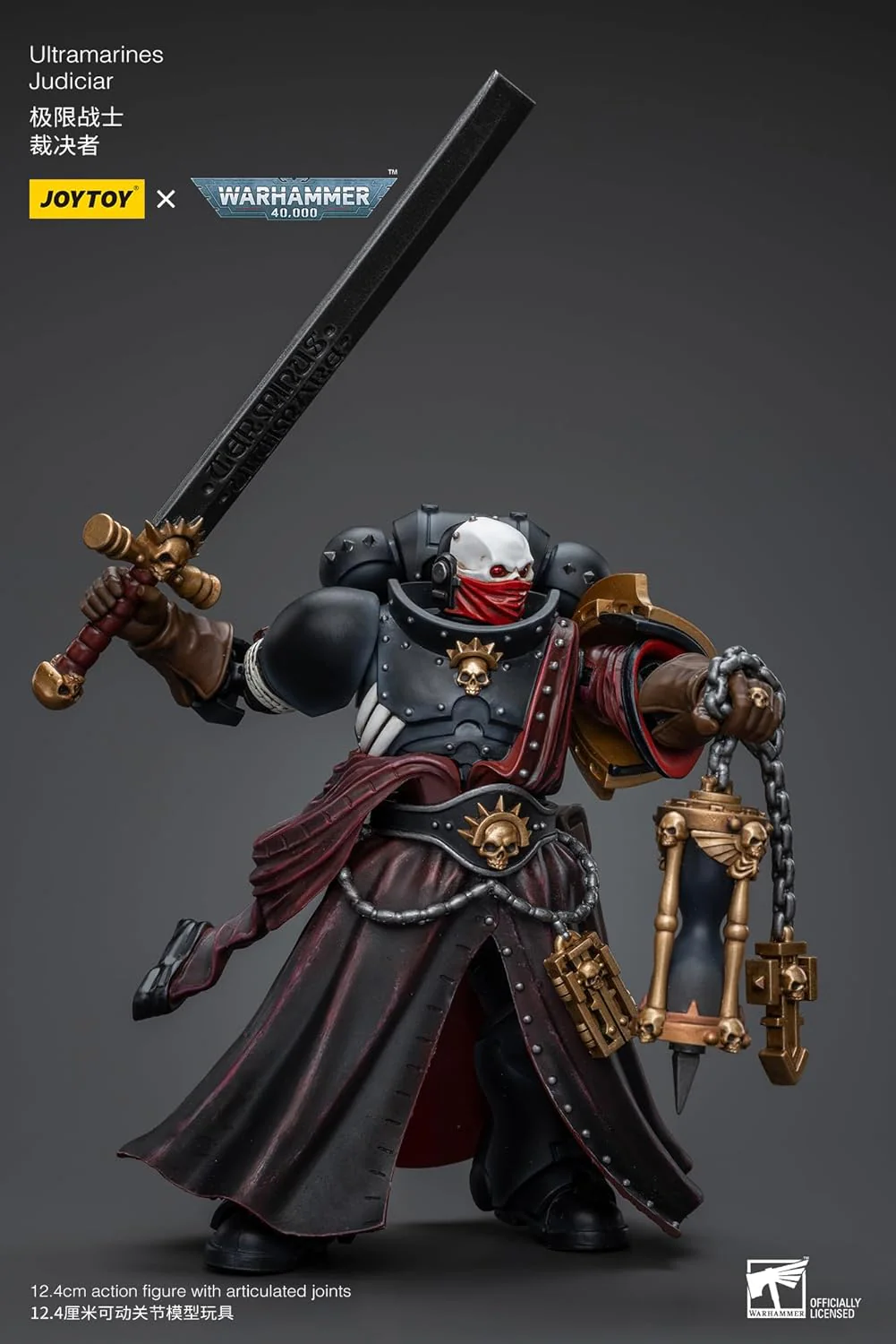 Warhammer 40k Ultramarines Judiciar 1/18 Scale Action Figure - Image 5