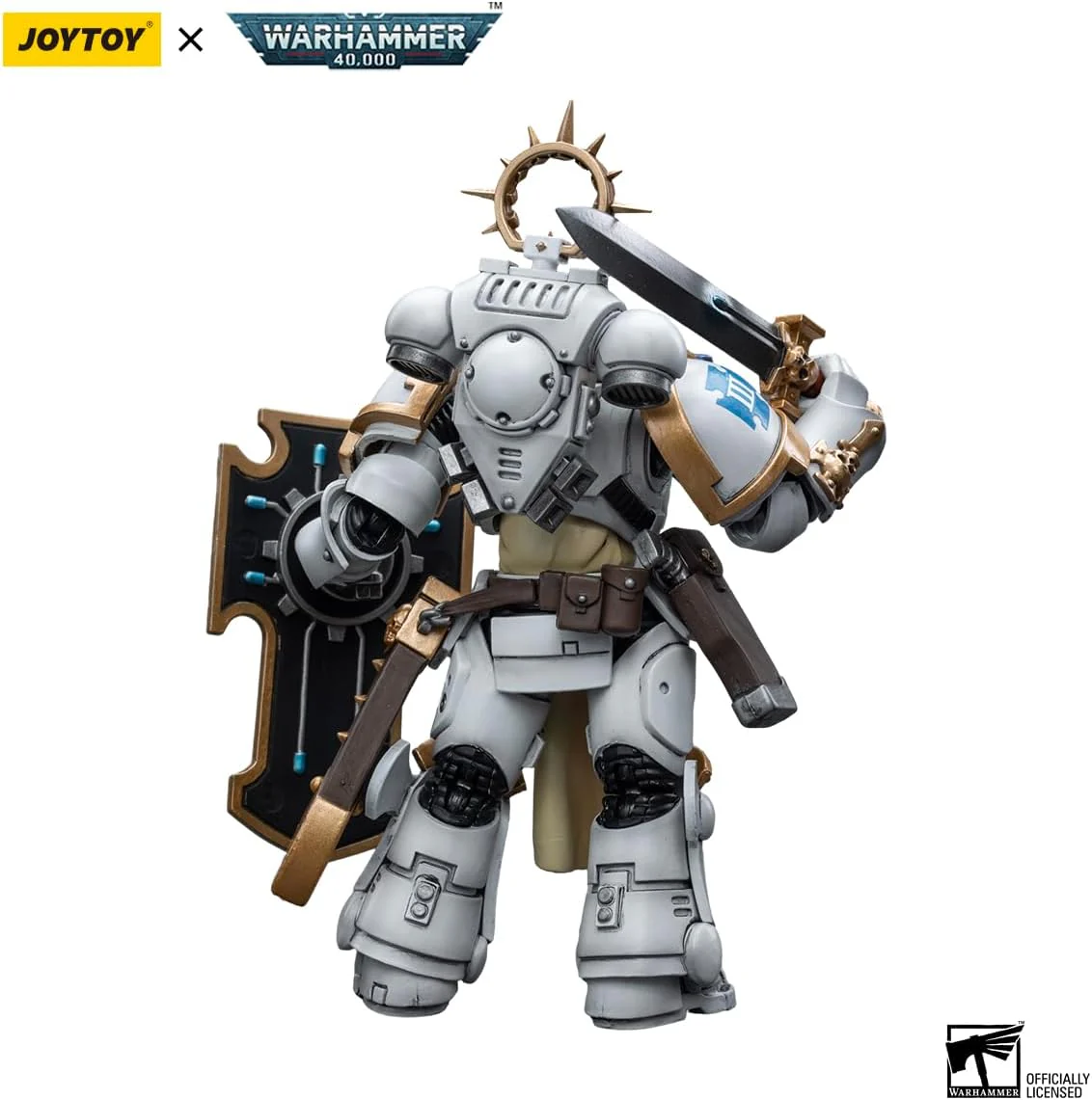 Warhammer 40K Ultramarines White Consuls Bladeguard Veteran 1/18 Scale Action Figure - Image 6